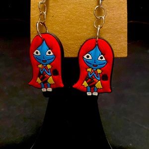 Disney nightmare before Christmas Sally, earrings.